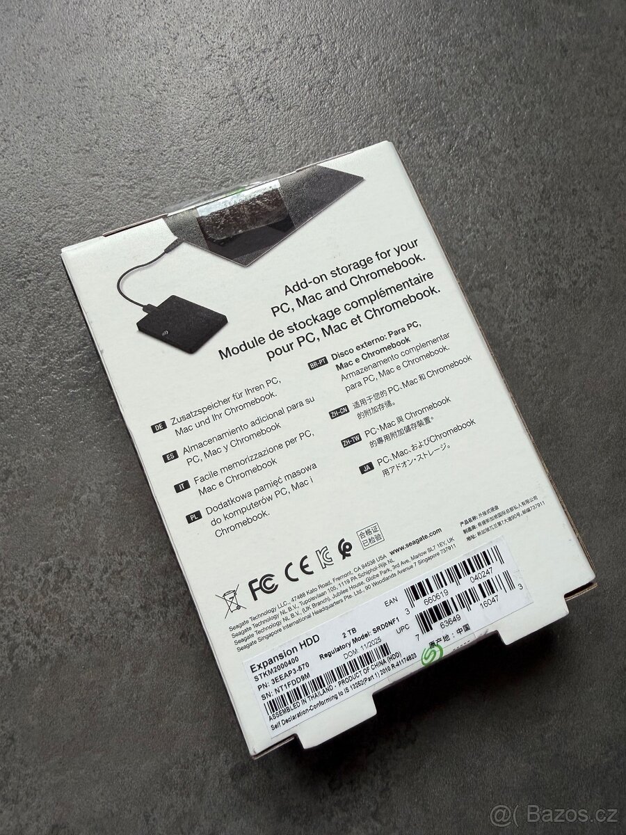 Kompaktní externí HDD 2TB - 2