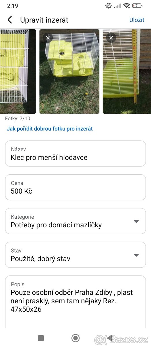 Klece pro hlodavce - 2