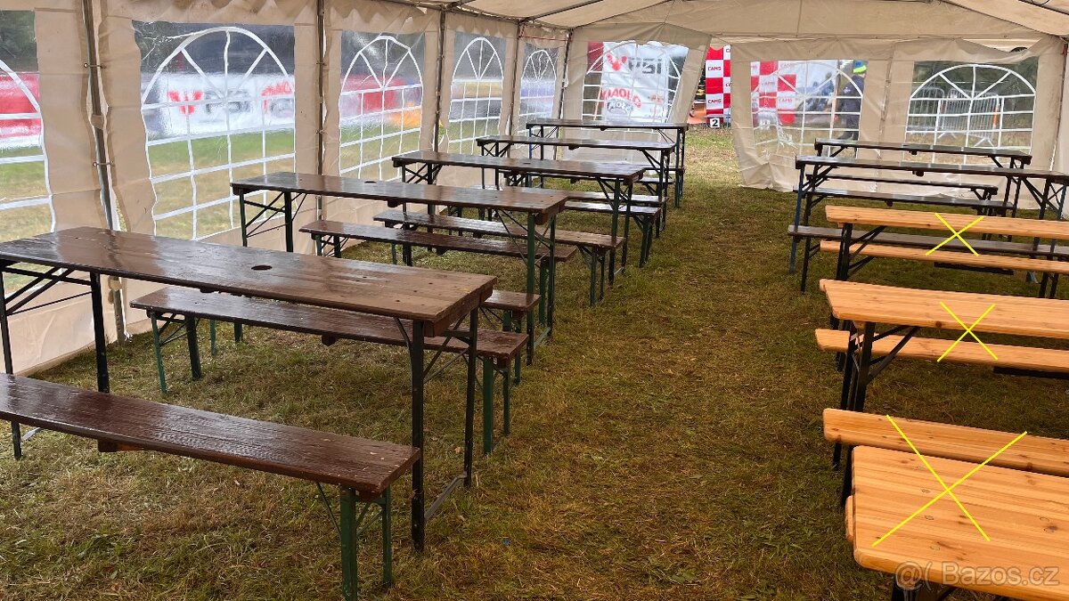 prodám stoly pivní sety - 2