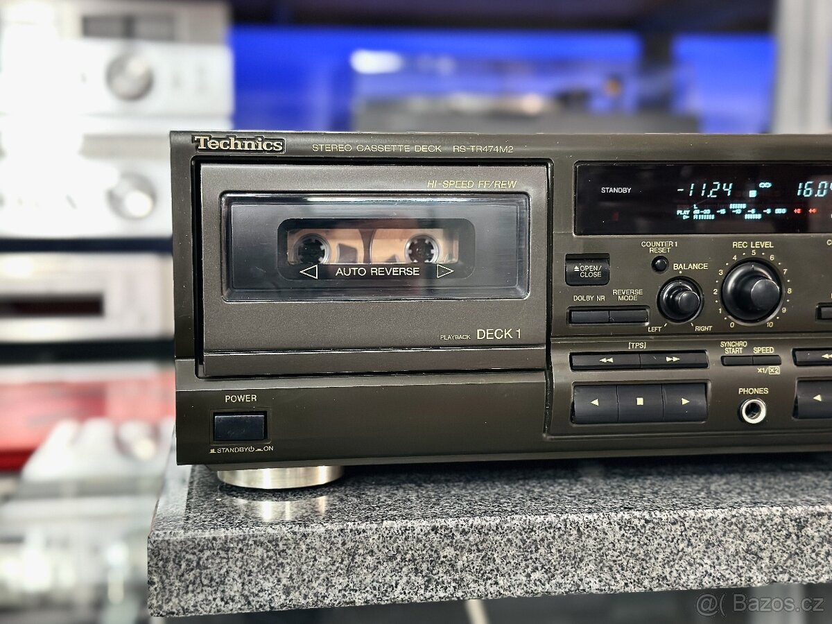 TECHNICS RS-TR474 MarkII (r.1994) po servisu, záruka - 2