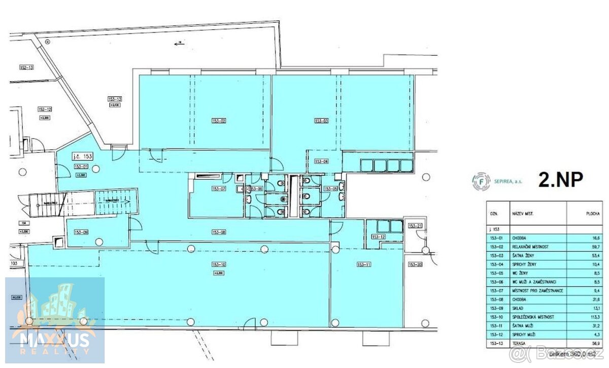 Pronájem nebytových prostor (360 m2), Agora Flora, Praha 3 - - 2