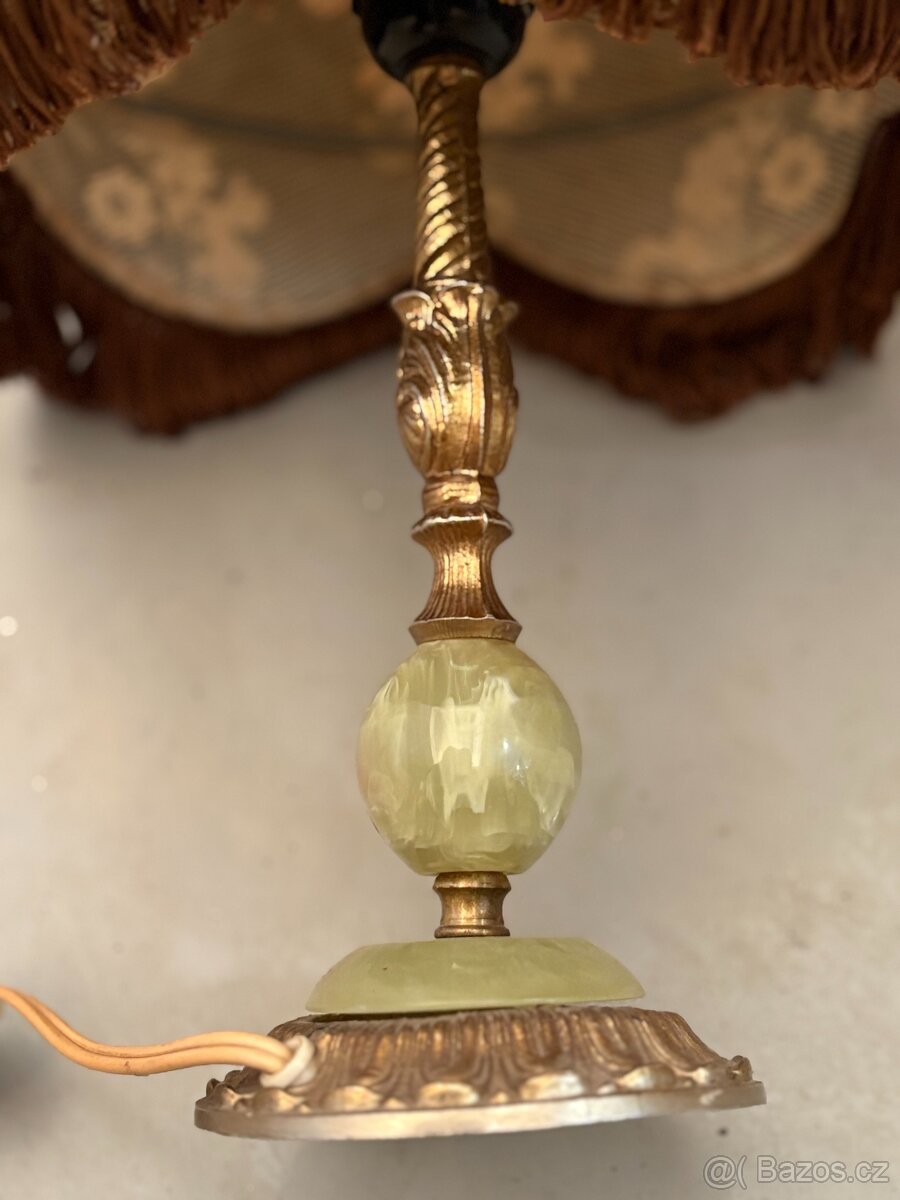 Noční lampa mosazní - 2