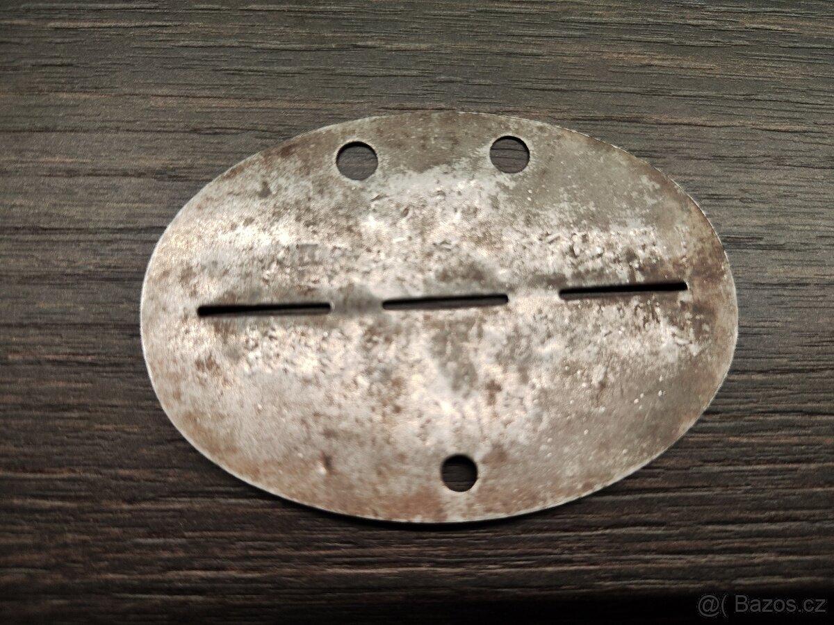 ID vojenská osobní známka Wehrmacht - Lehrtr.Bergen G/48 - 2