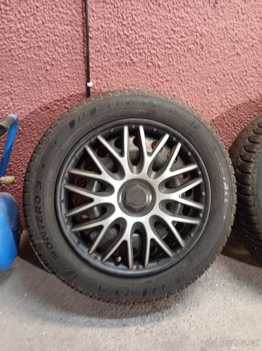 Plechové disky Mercedes 16" 5x112 zimní 205/55 - 2