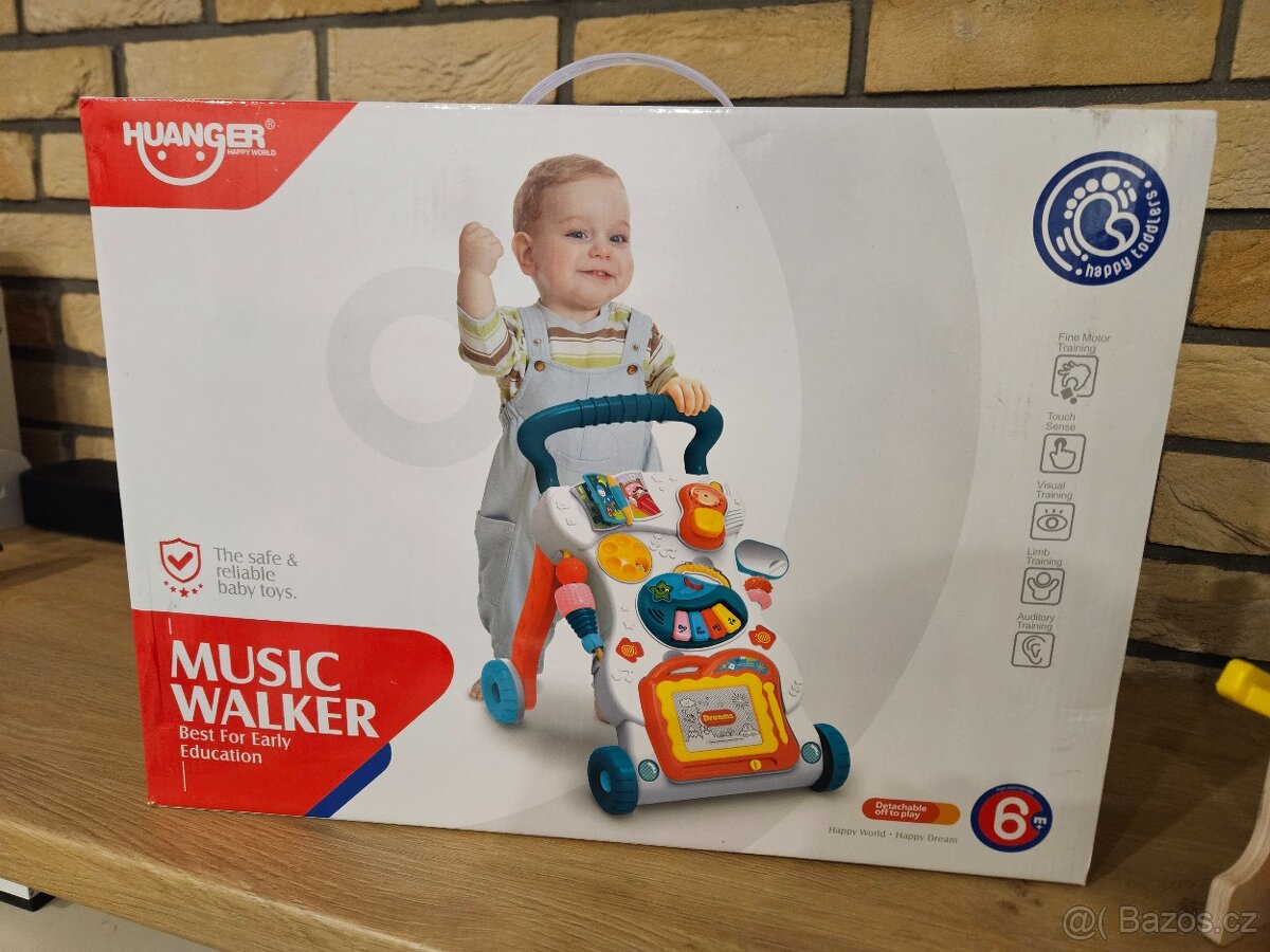 Interaktivní chodítko/odrážedlo Music Walker - 2