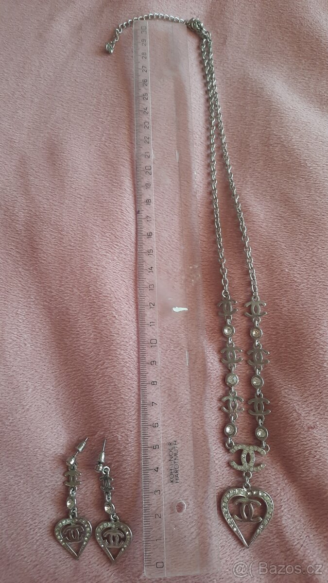 Set náušnice + náhrdelník Chanel - 2