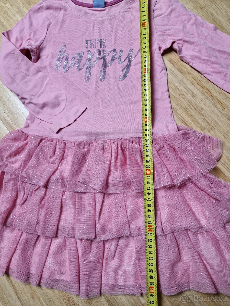 Šaty vel. 128 a bolerko - 2