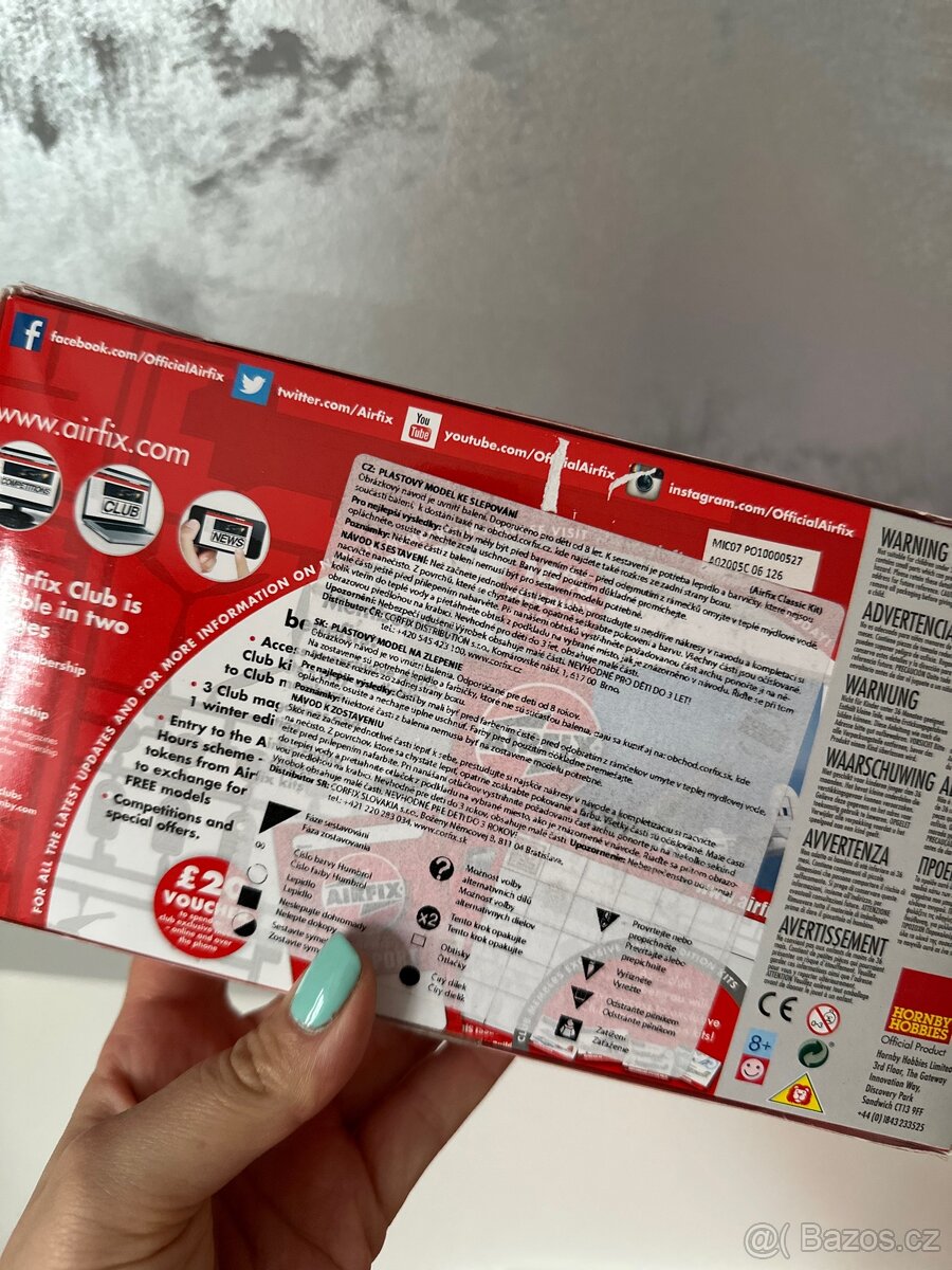 Model letadla Airfix RAF Red Arrows Hawk 1:72 - 2