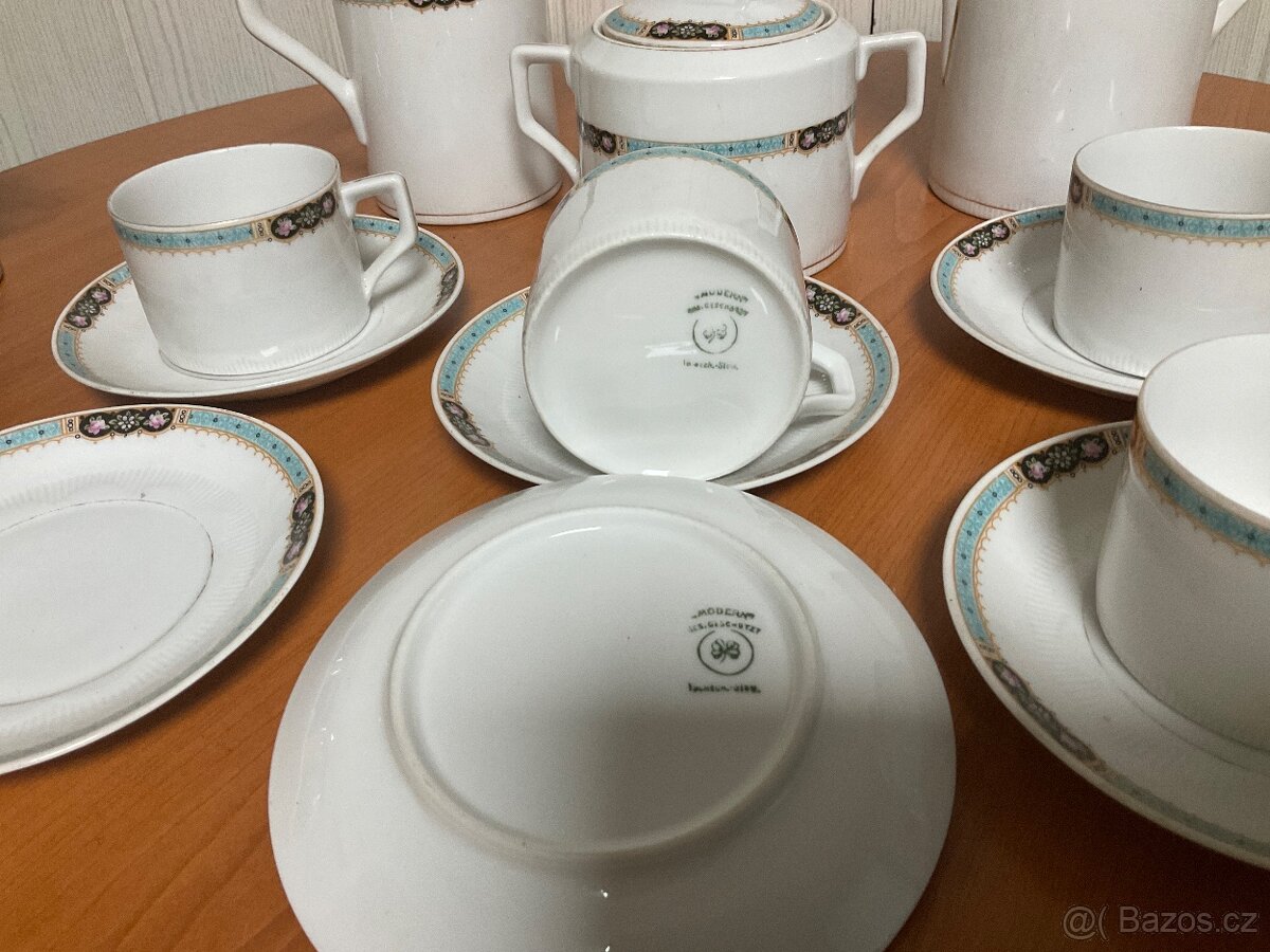 Servis slabý porcelán - 2