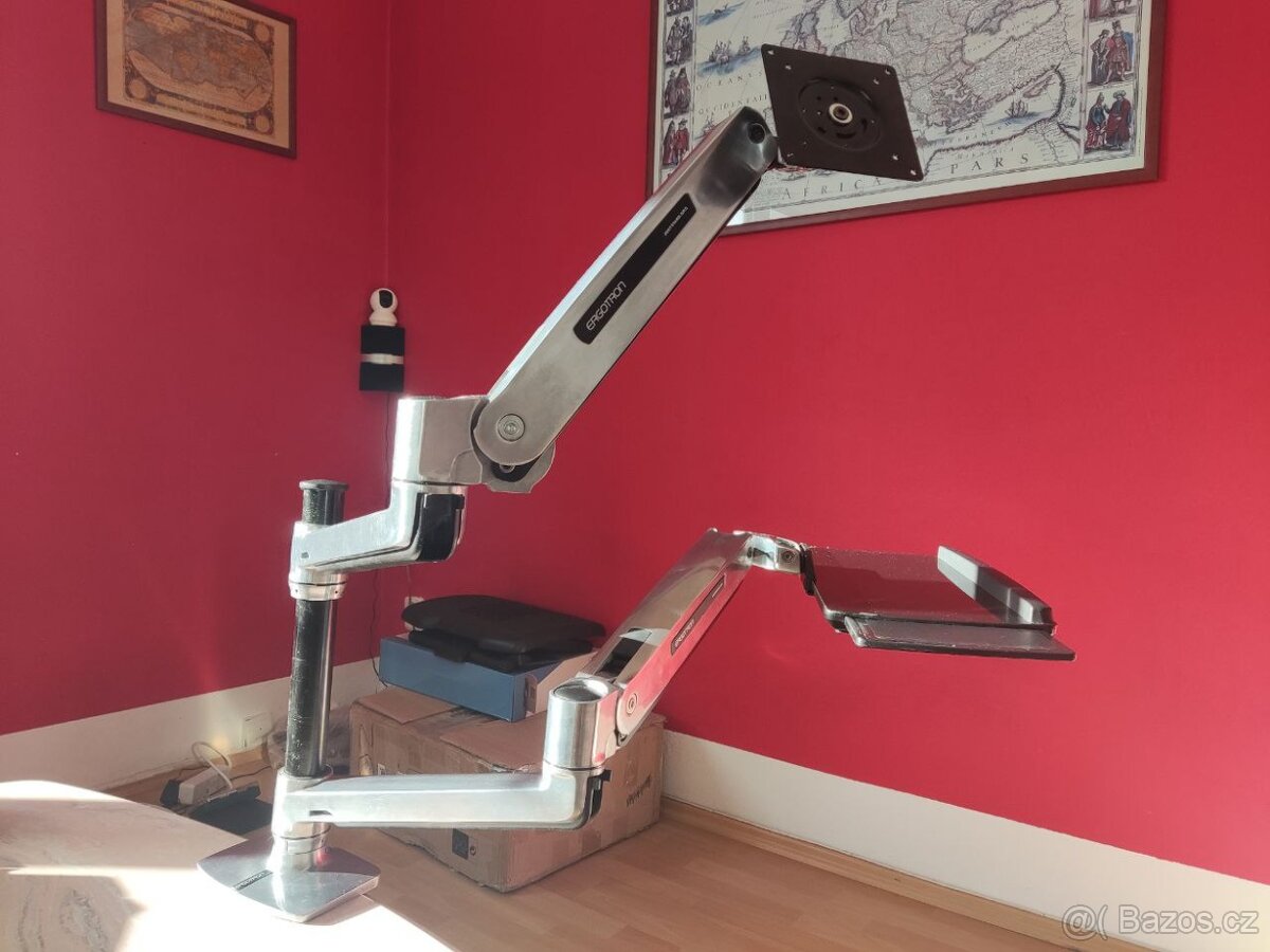 Ergotron WorkFit-LX, Sit-Stand Desk Mount System (45-405-026 - 2