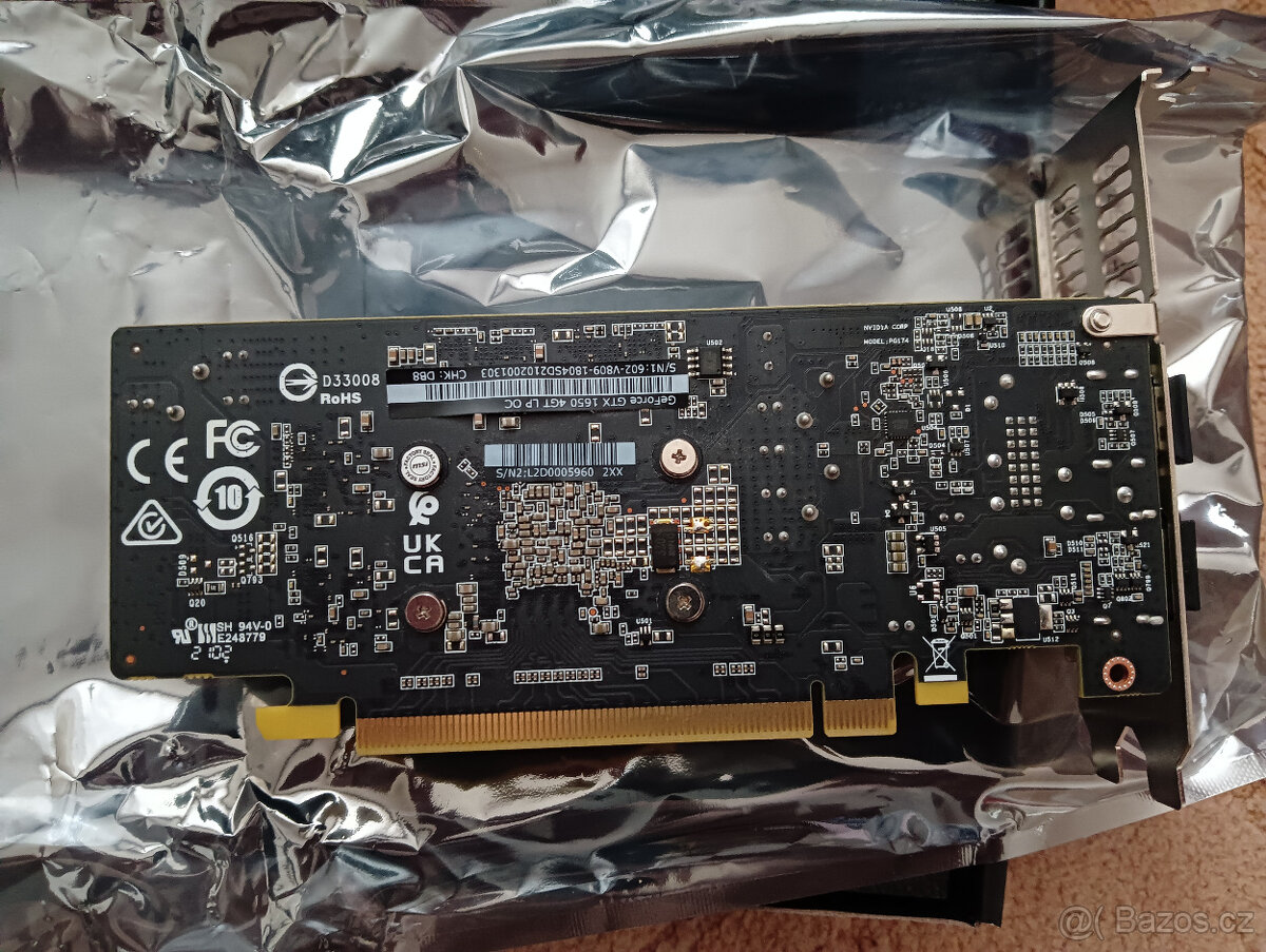 GPU MSI MSI GeForce GTX 1650 4GT LP OC - 2