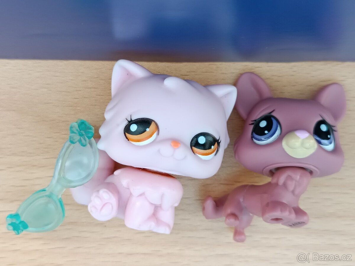 ☘️ LPS pejsek Corgi + růžová kočička + brýle ☘️ - 2