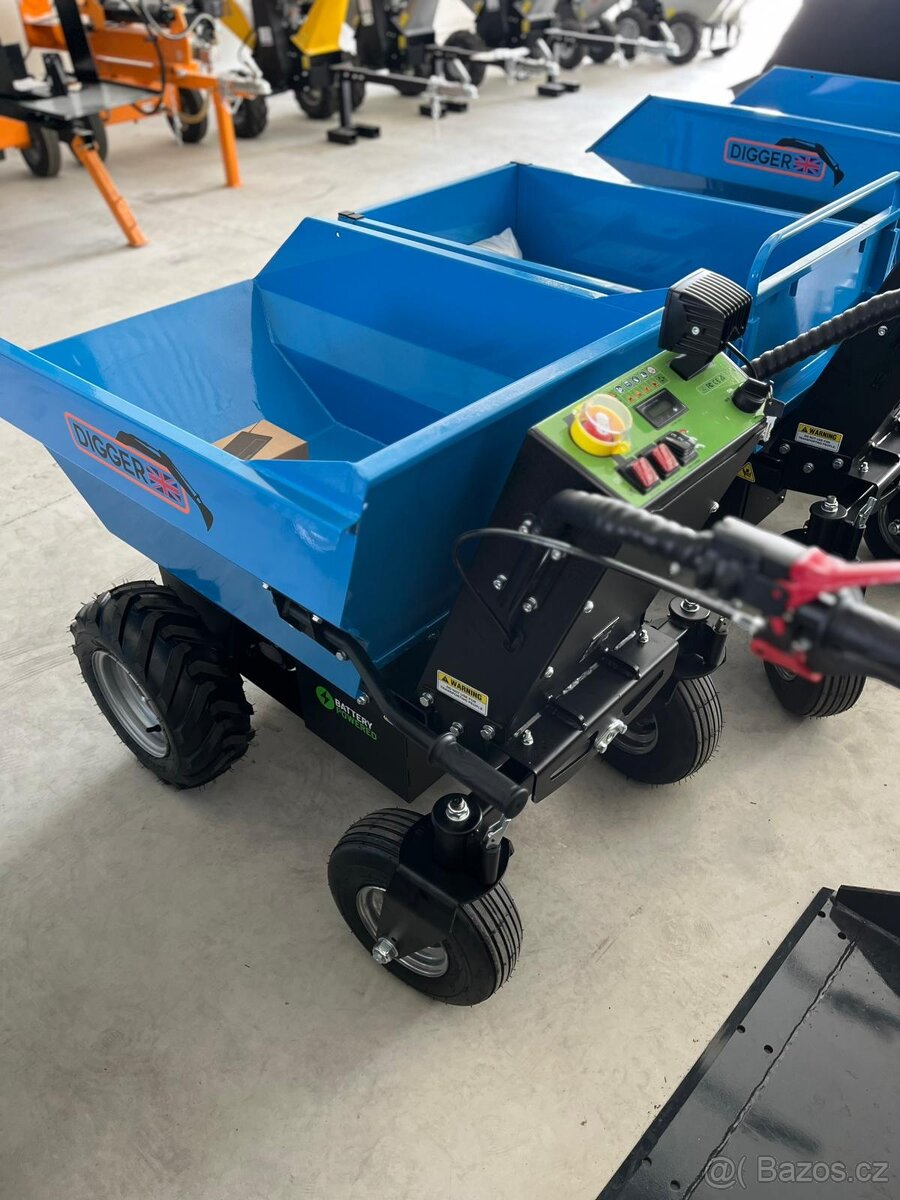 elektrický dumper, kolečko, vyvážečka, aku damper - 2