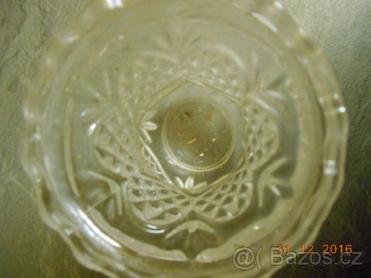 VÁZA STARÁ SKLENĚNÁ - 2