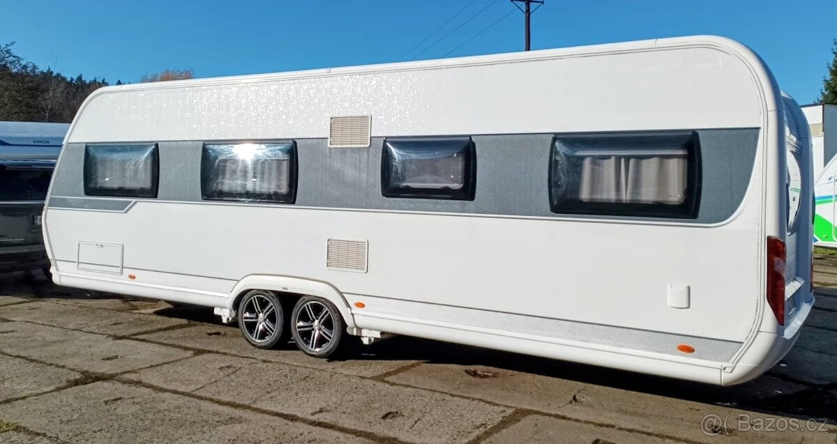 Hobby 720UKFE, solár, KLIMA, markýza, palandy, předstan - 2