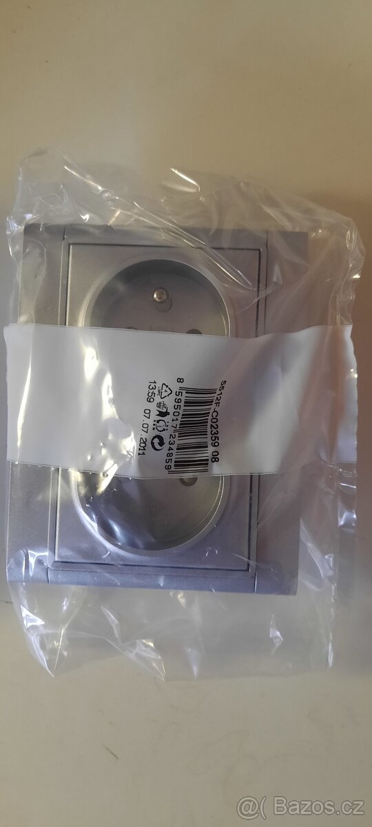 2 zásuvka ABB Time Titan nová - 2