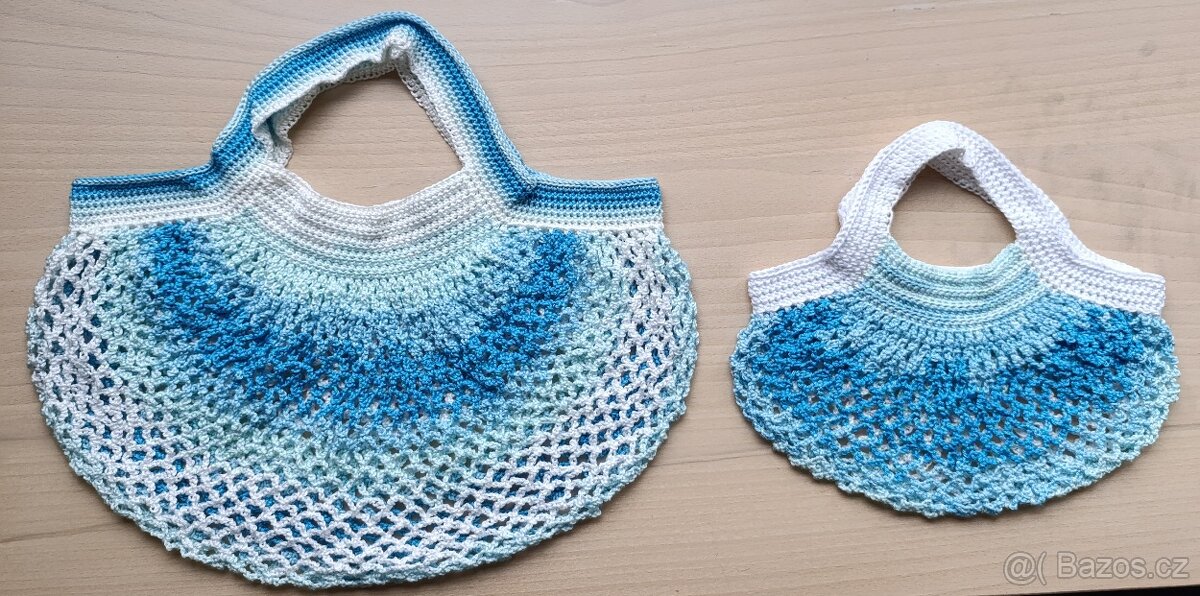 Háčkovaná síťovka (set matka dcera) - 2
