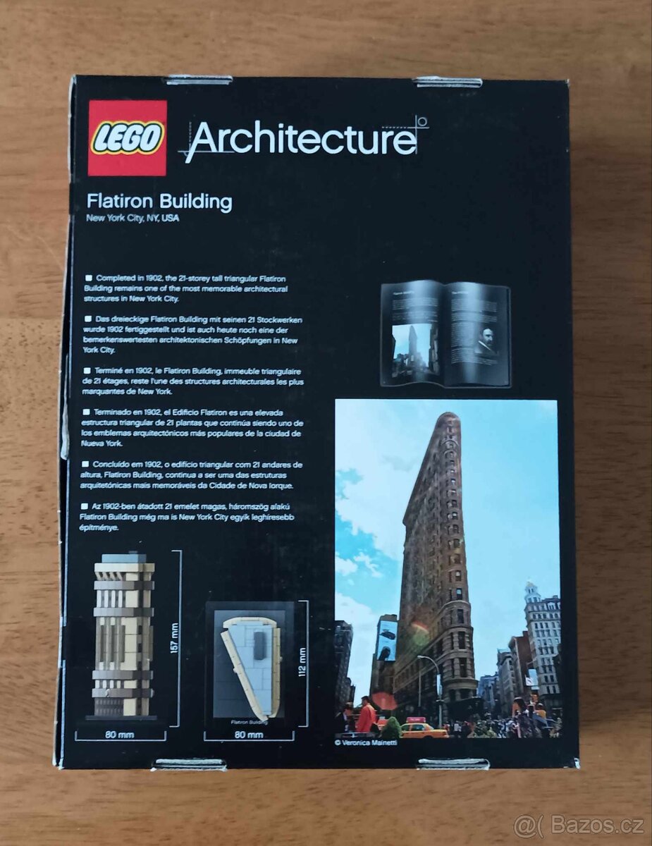 LEGO Architecture 21023, Budova Flatiron - 2