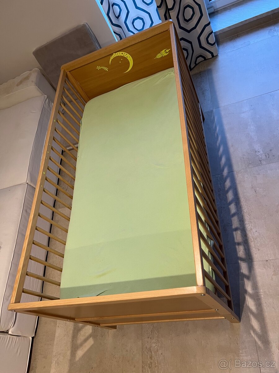 Dětská postýlka velká 140x75cm - 2