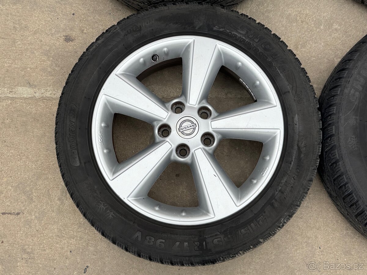 Origo Alu kola Nissan 17 5x114.3 / pneu 215/55/17 - 2