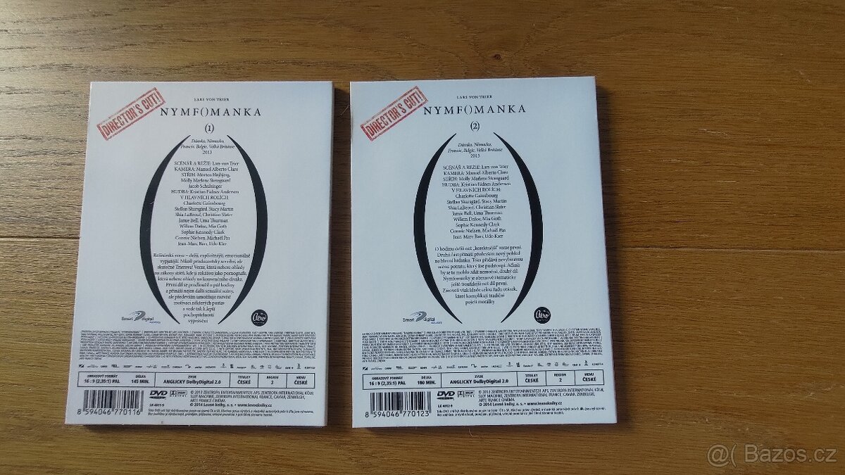 Nynfomanka 1 a 2 - directors cut, DVD - 2