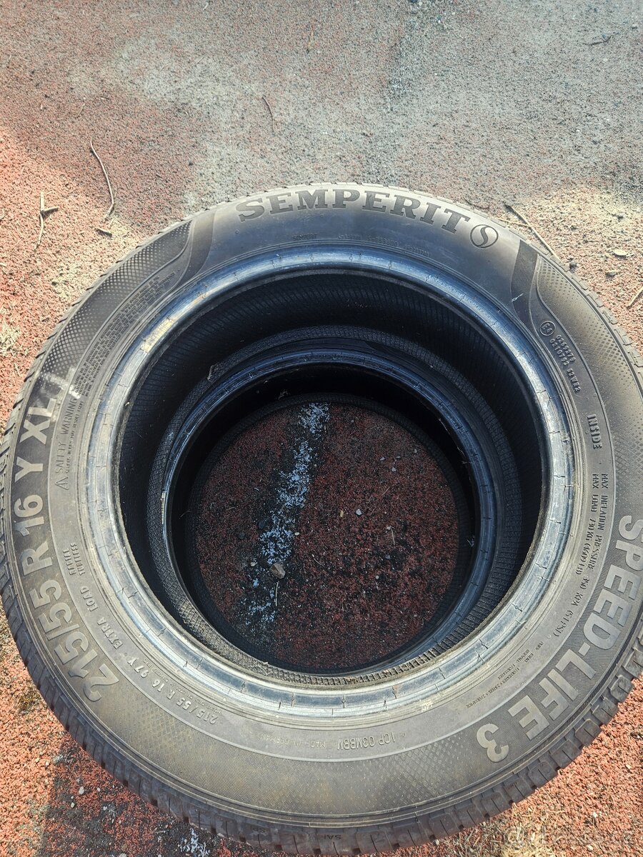 2x pneu Semperit speed 215/55r16 - 2