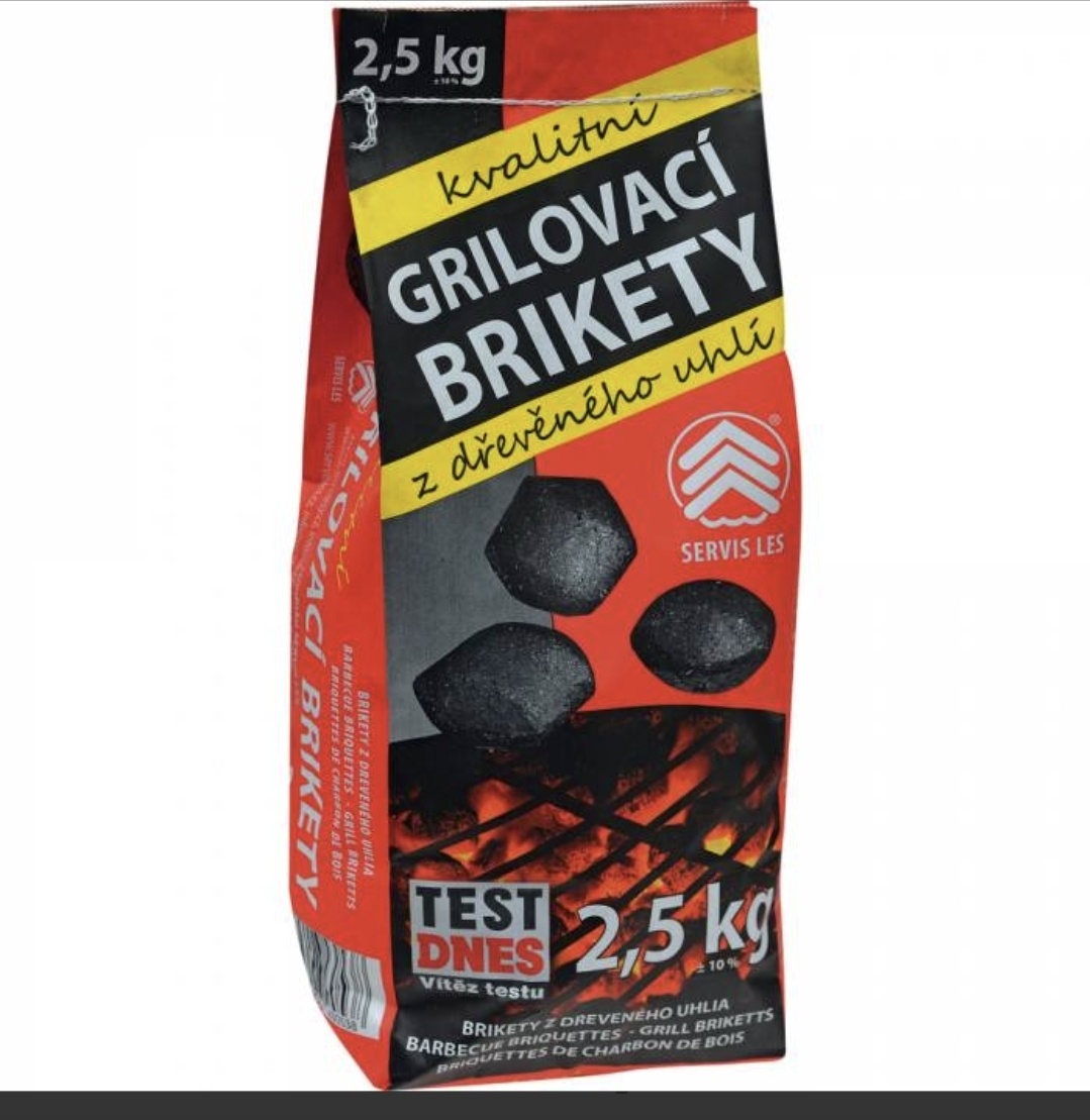 Grilovací brikety a uhlí - 2