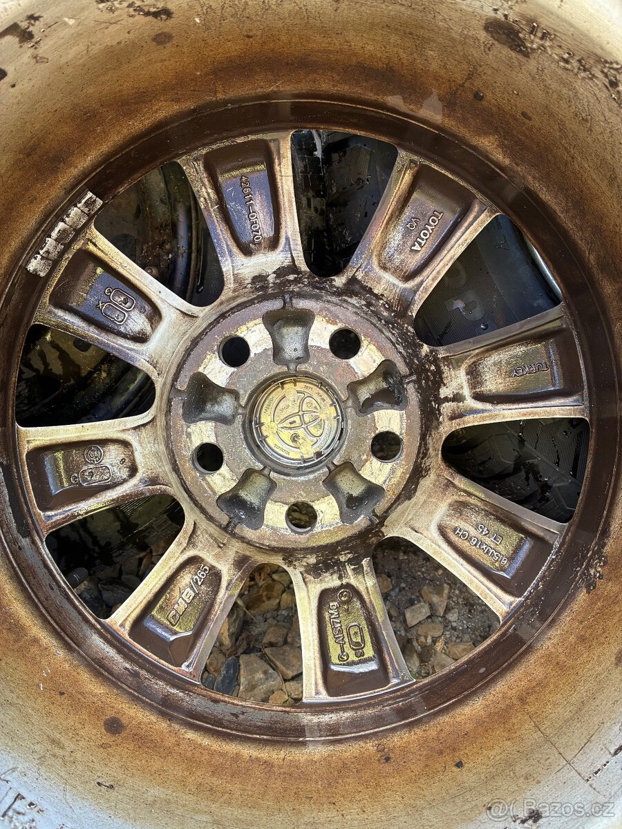Toyota alu 16”, 6,5 x r16 - 2