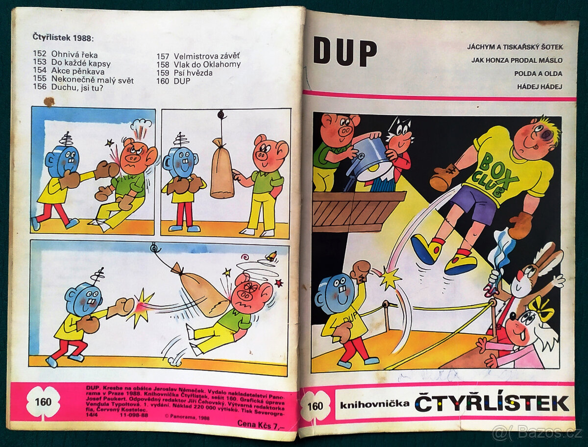 ČTYŘLÍSTEK 160 DUP+HALÓ,TADY ČTYŘLÍSTEK neúplný čti text - 2