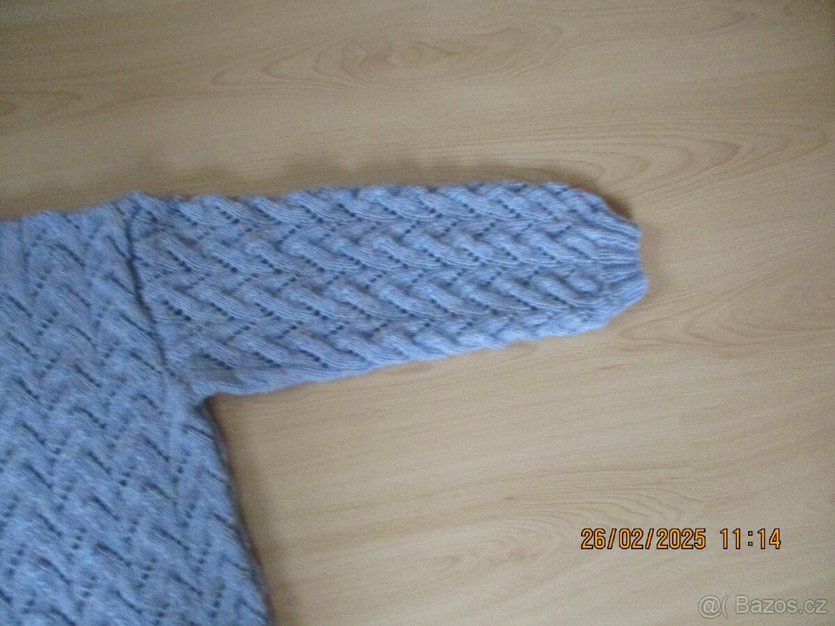 Nový ručně pletený dámský svetr - 2