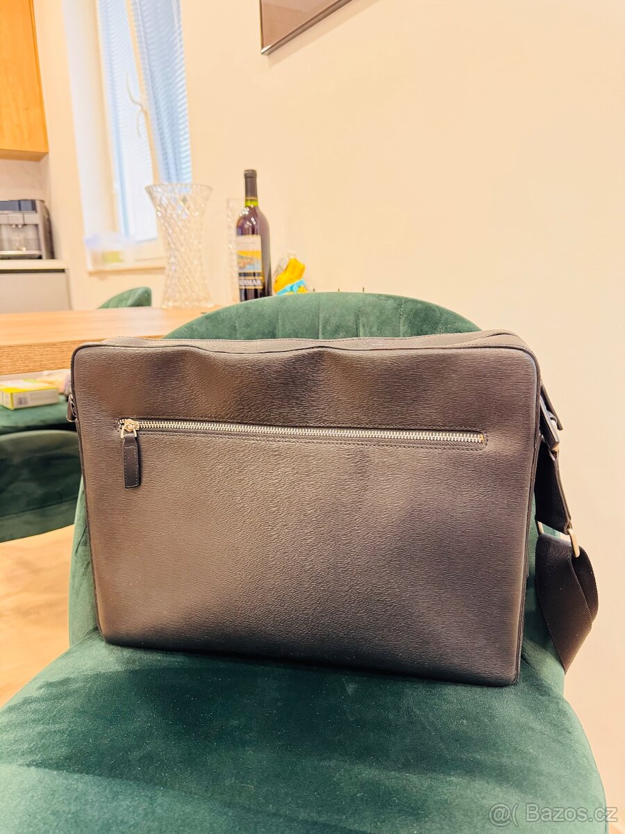 KOŽENÁ TAŠKA na notebook s přední kapsou, zn. Blažek - 2