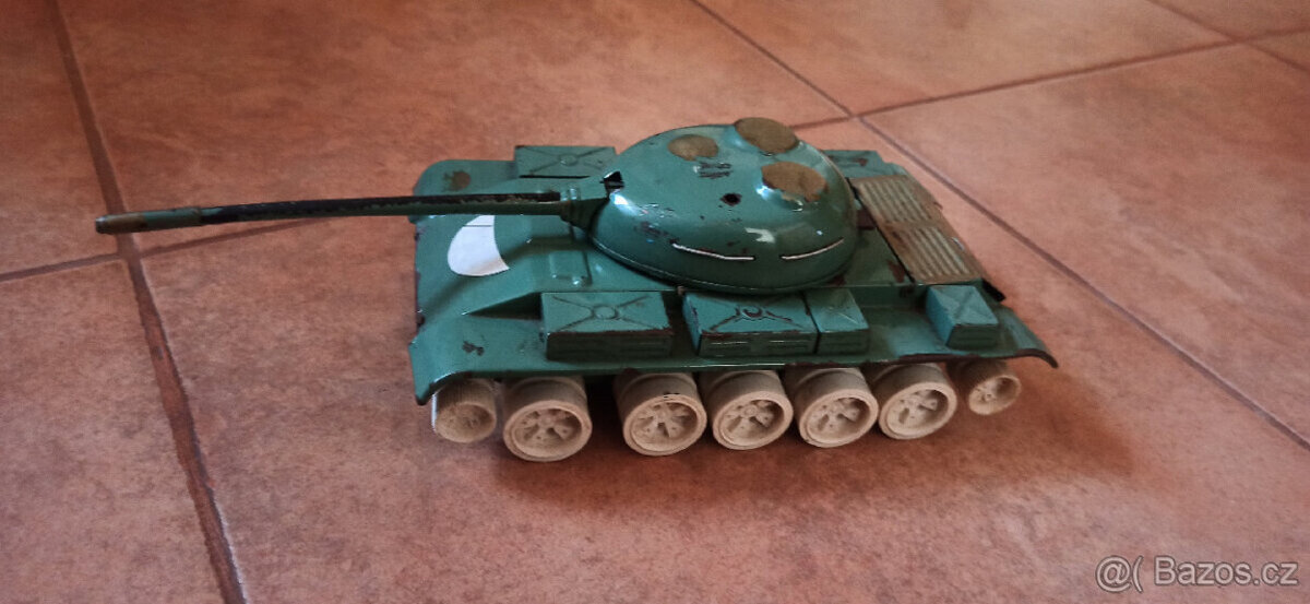 Staré hračky tank Ites plechový. Viz foto - 2