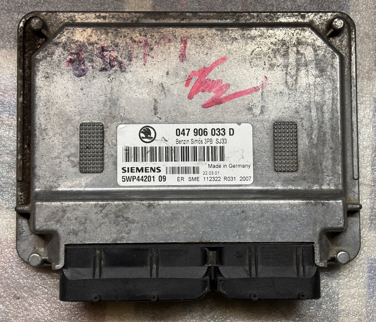 Řídicí jednotka Siemens pro Škoda Fabia 1.4 MPI - 2