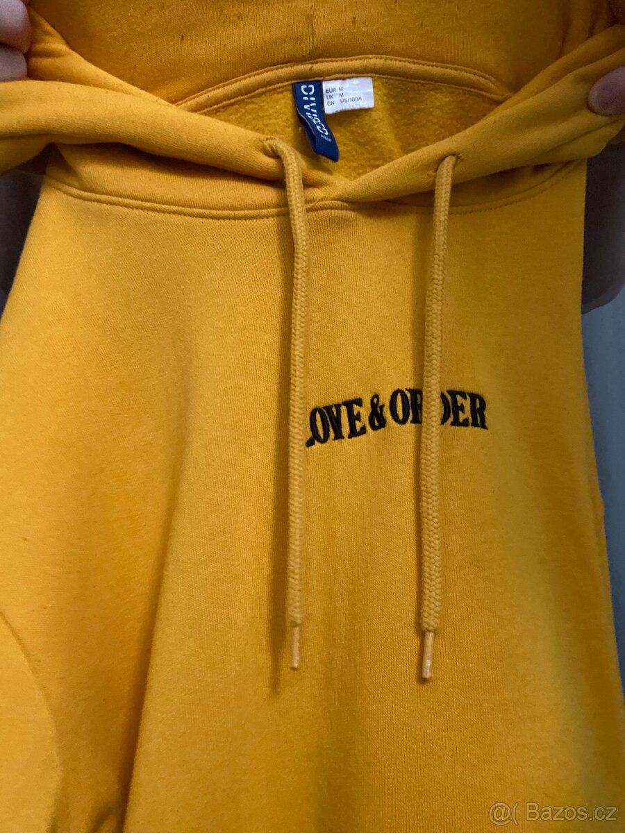 Žlutá mikina velikost M - 2