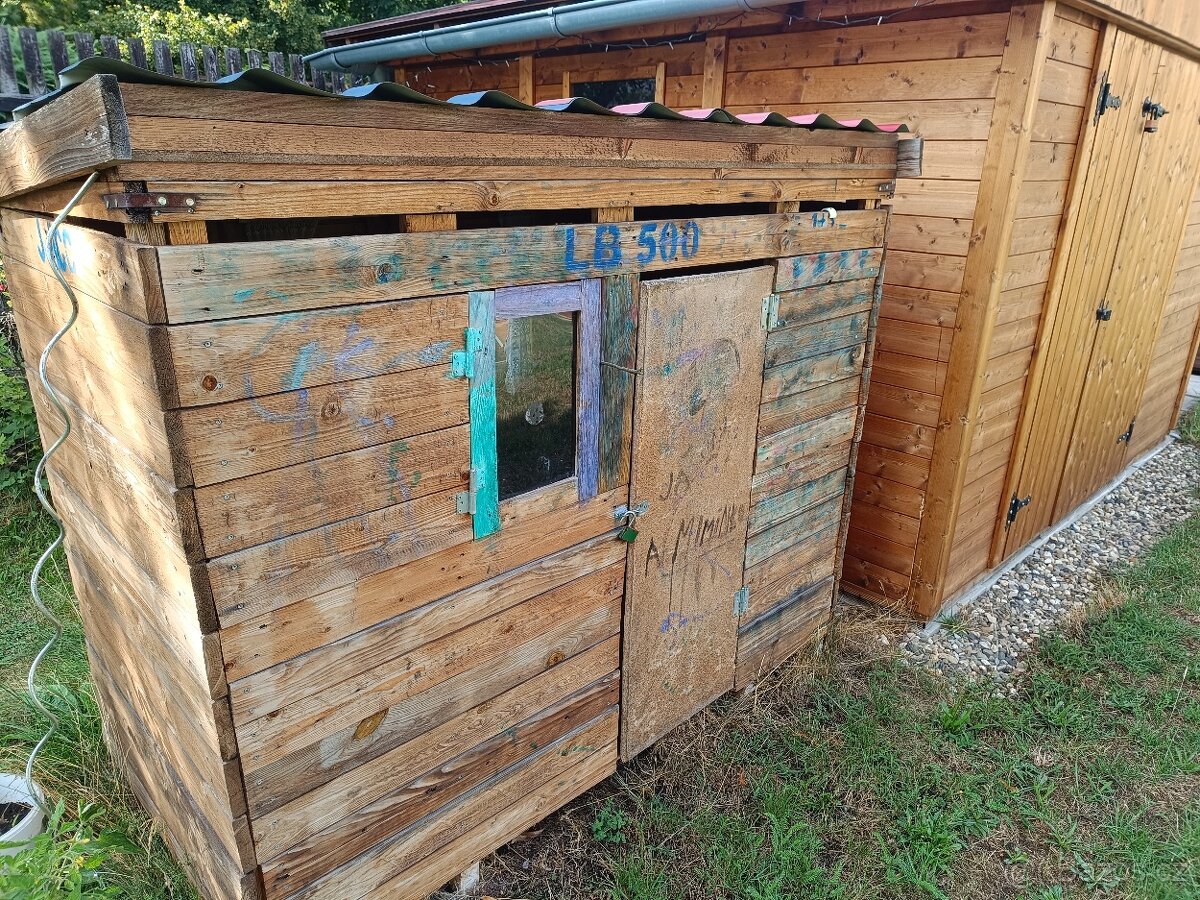 Dětský dřevěný zahradní domek - 2