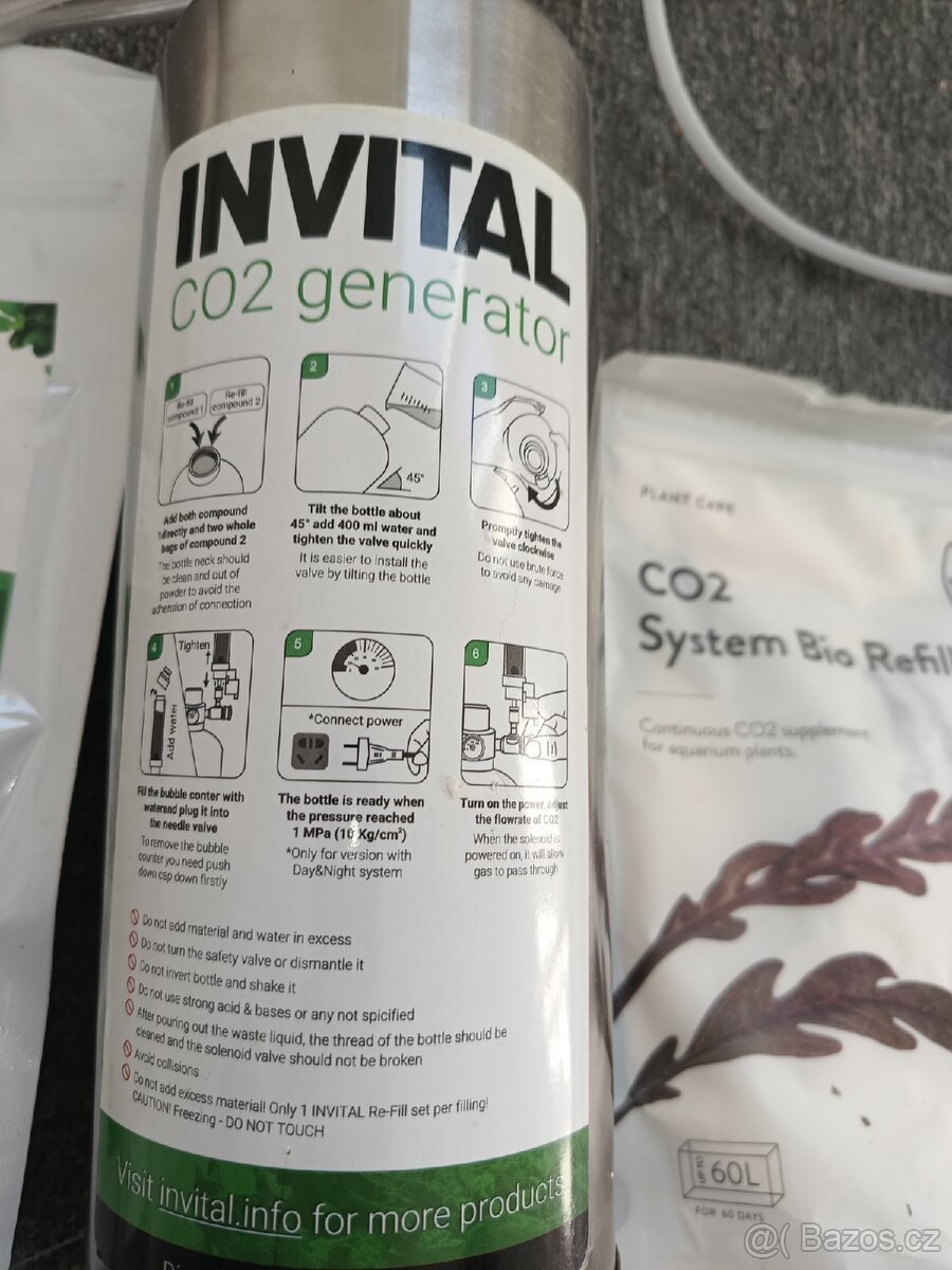 Prodám systém CO2 k akváriu - 2