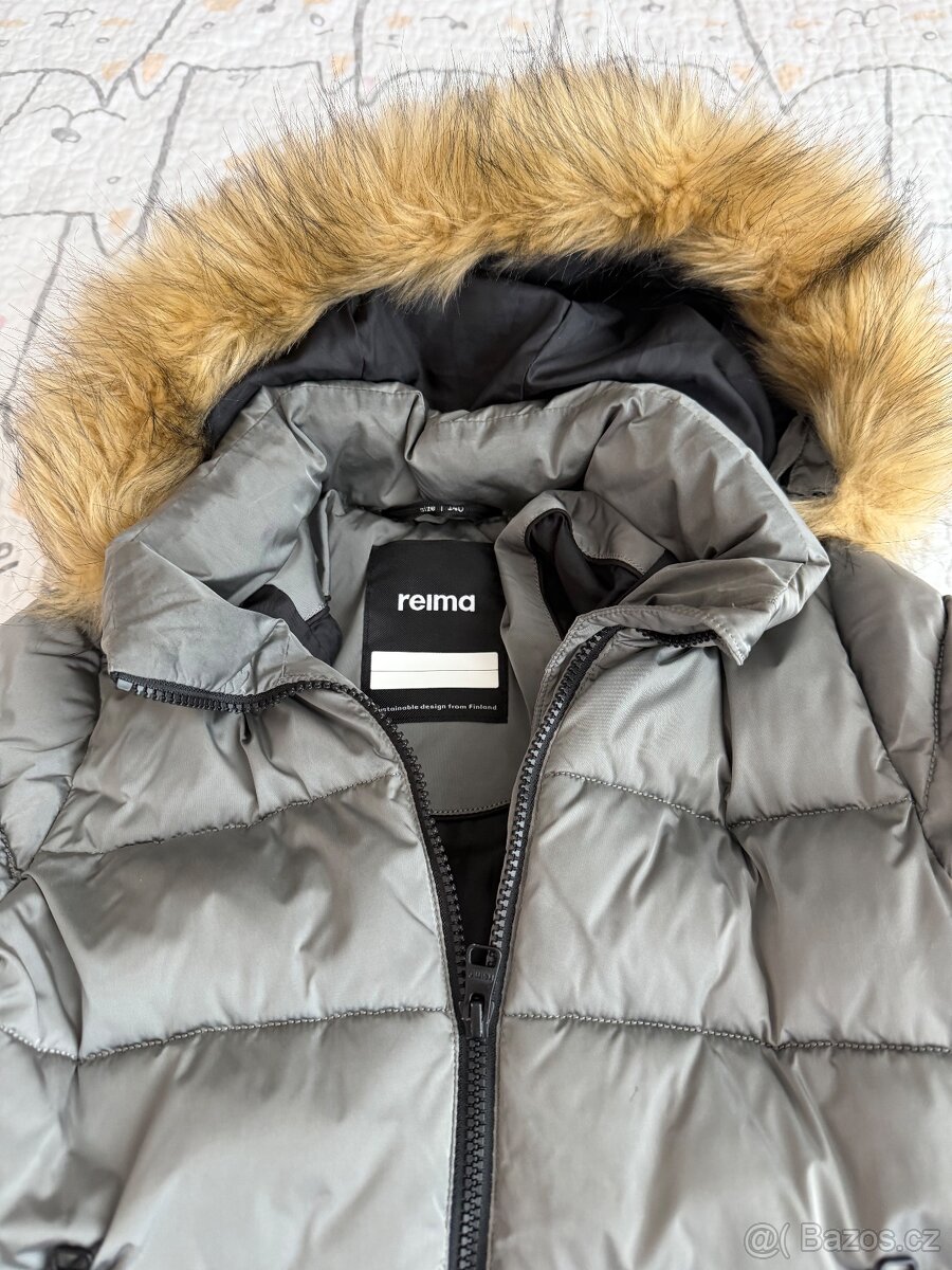Dívčí zimní kabát Reima, vel 140 - 2