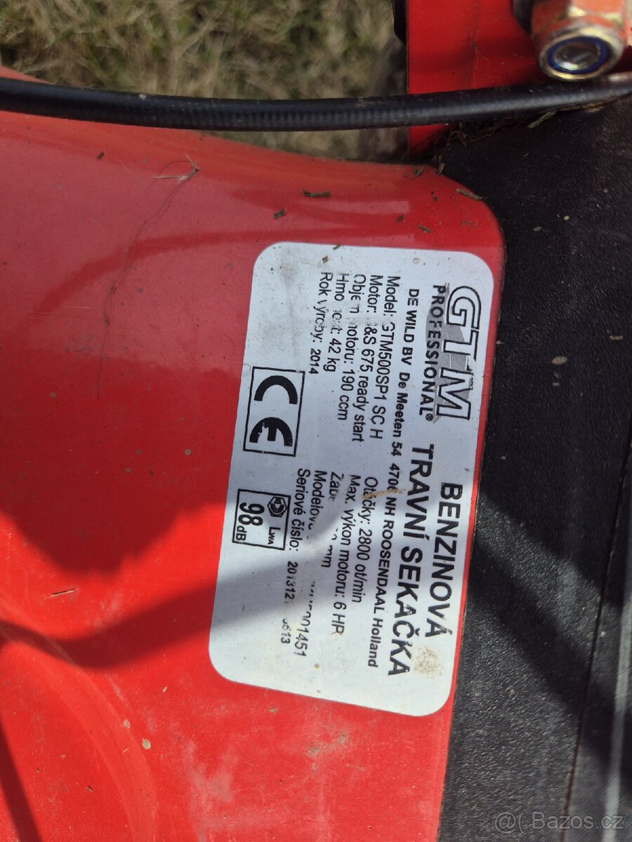 Benzínová sekačka Gtm 500 Sp1 SC H - 2