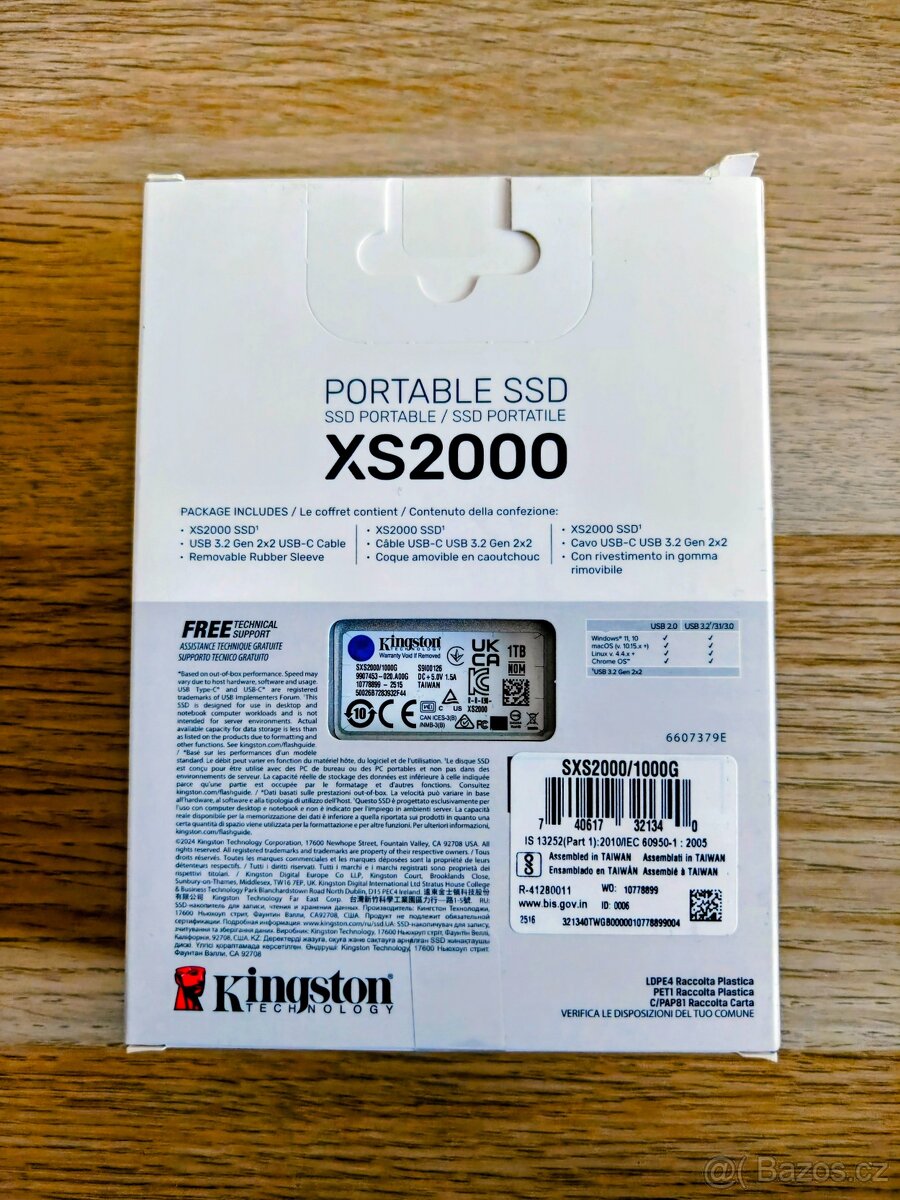 Kingston XS2000 Portable SSD 1TB - 2
