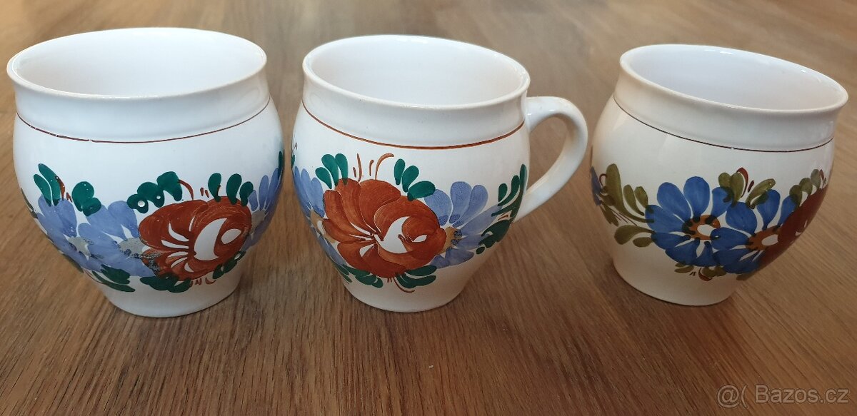 Chodská keramika, 3 bucláče - 2