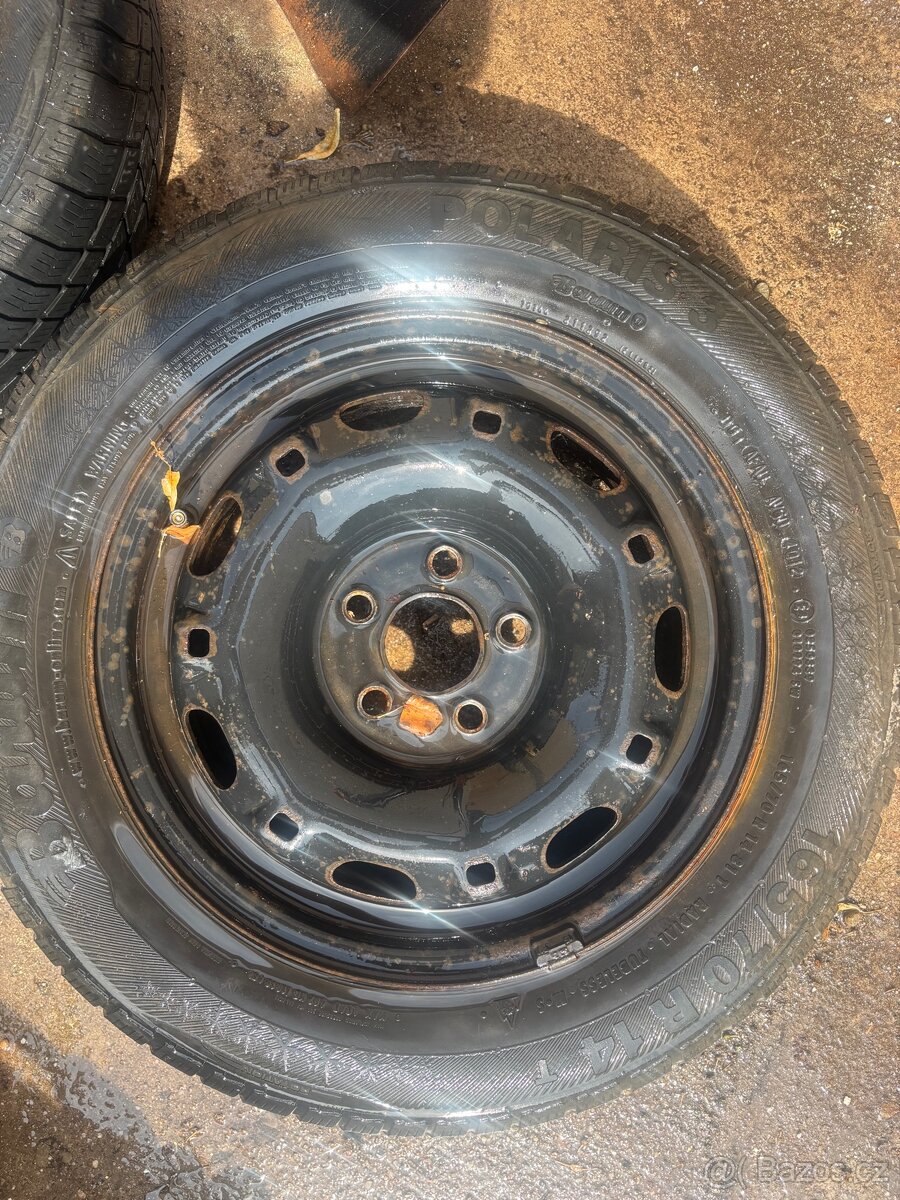 Prodám plechové disky 165/70 R14 - 2