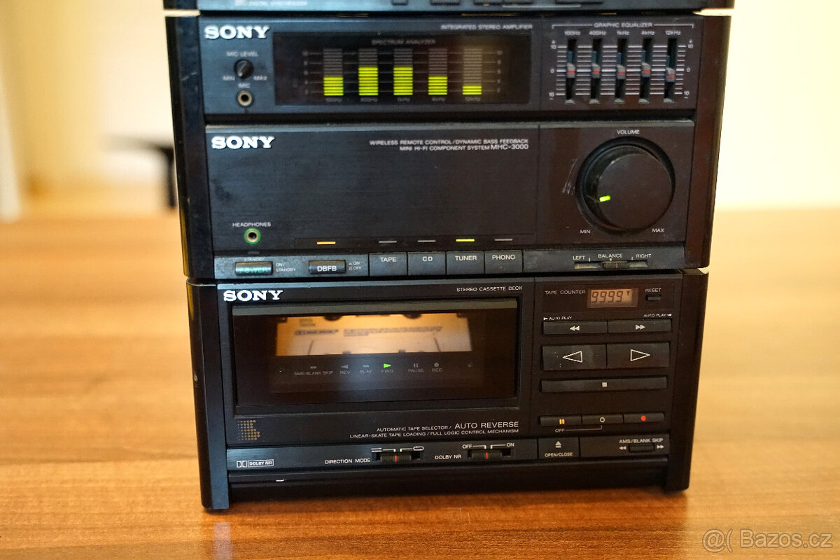 SONY MHC-3000 + tapedeck 2000 - 2