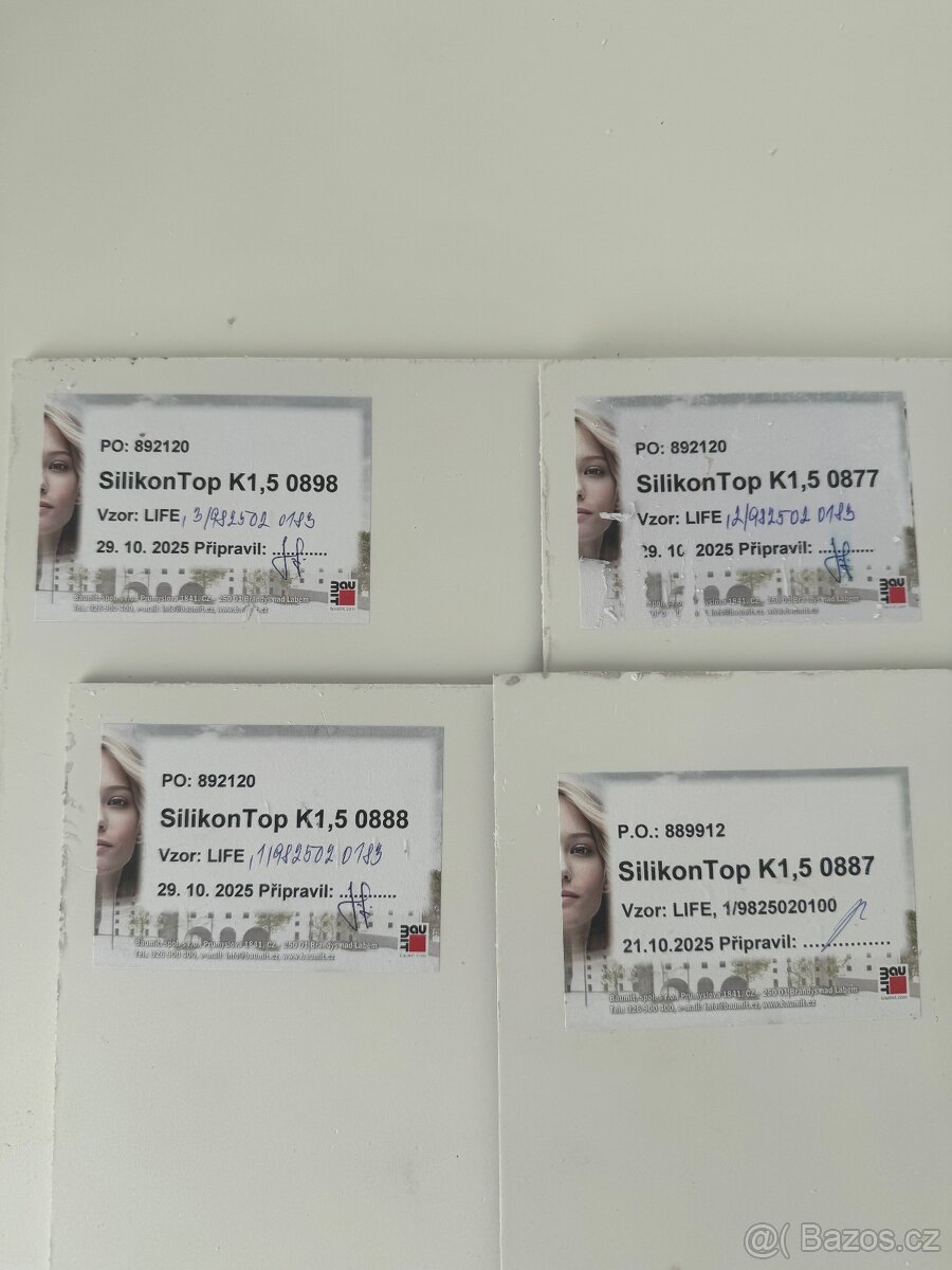 Fasádní vzorky Baumit a Weber - 2