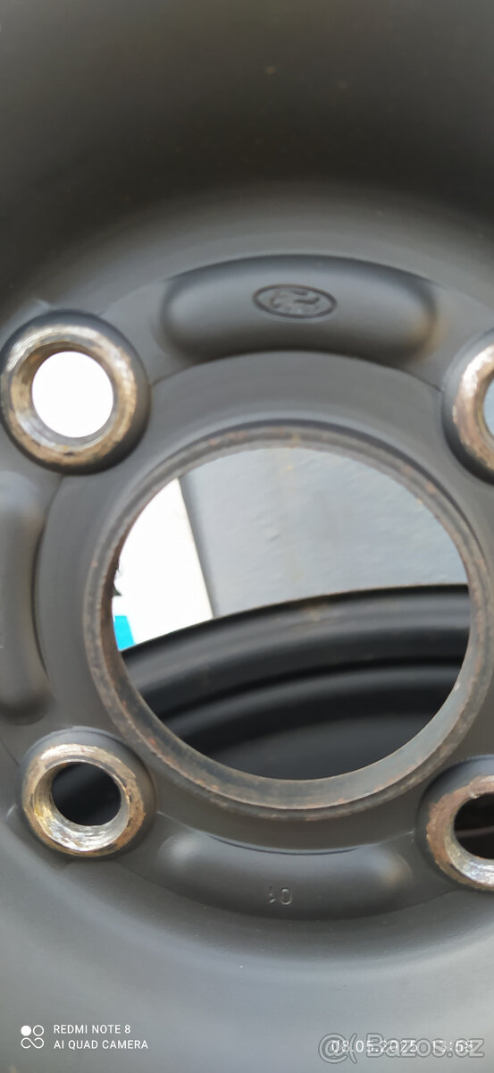 Ford - Fusion + Fiesta - ocelové disky 14" - 2