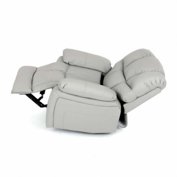 Stylové béžové křeslo TV-4075 z ekokůže - 2