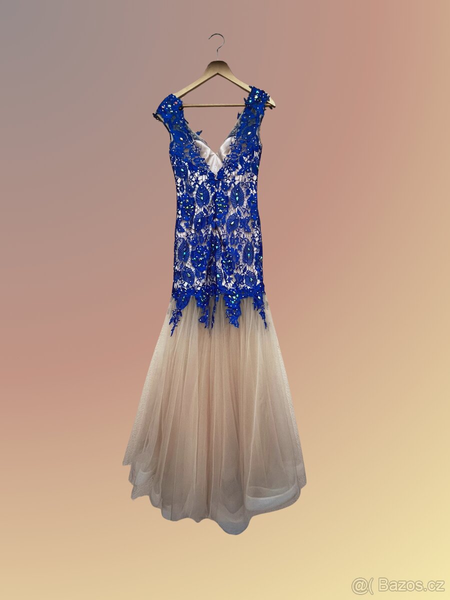 Plesové šaty vel.4 (cca 36-38) - 2