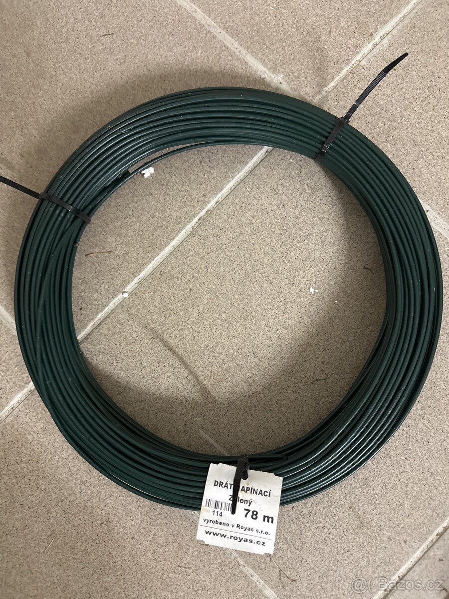 Pletivo nové poplastované 150cm 180cm napínací drát - 2