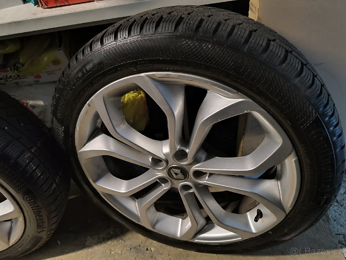 ALU kola Renault Scénic 5x114,3 r20 Originál,pneu 93%+TPMS - 2