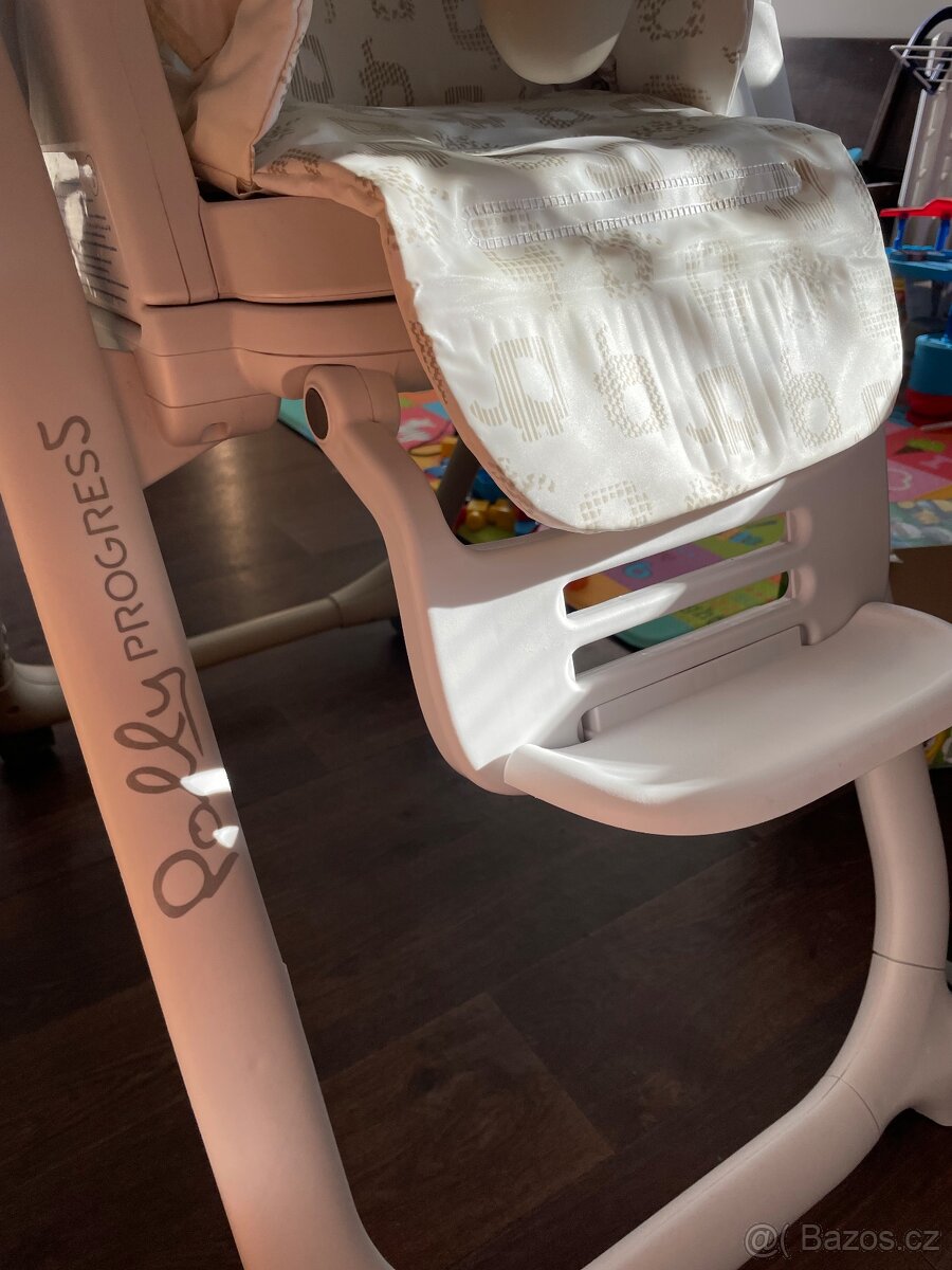 Jidelní židlička chicco polly progres5 - 2