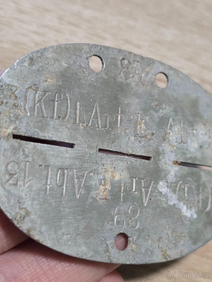 Id známka - lehké dělostřelectvo - 2